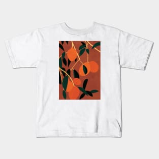 Modern Lemon Tree Branches 2 Kids T-Shirt